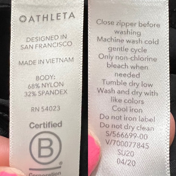 Athleta Cosmic Crop Wide Leg Pants in Black - Picture 12 of 12